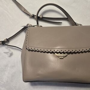 Gray Leather Women's Bag